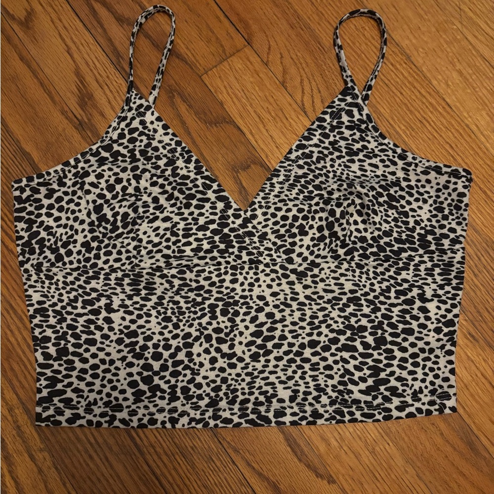 Leopard Print Women's Crop Top
